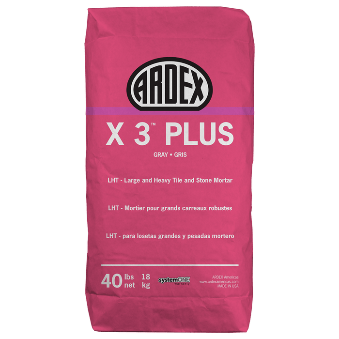 Ardex X 3 Plus LHT Large & Heavy Tile and Stone Mortar (64 bag pallet)