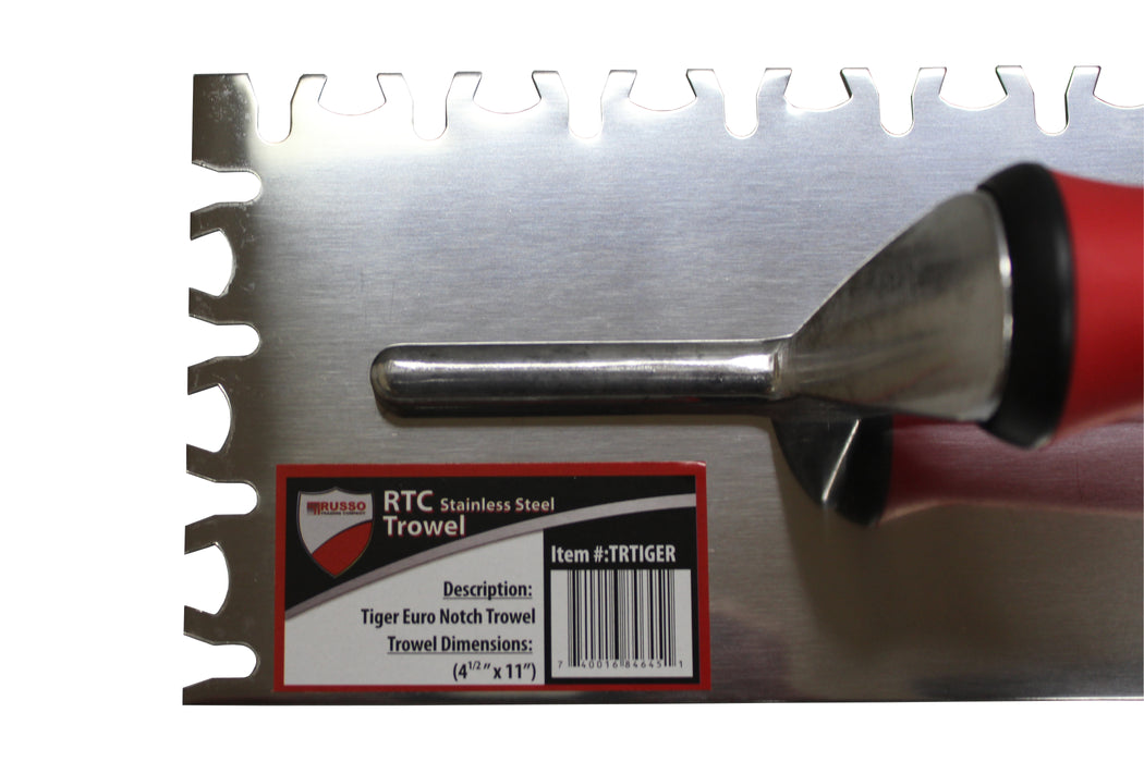 RTC Comfort Grip Stainless Steel Tile Trowels