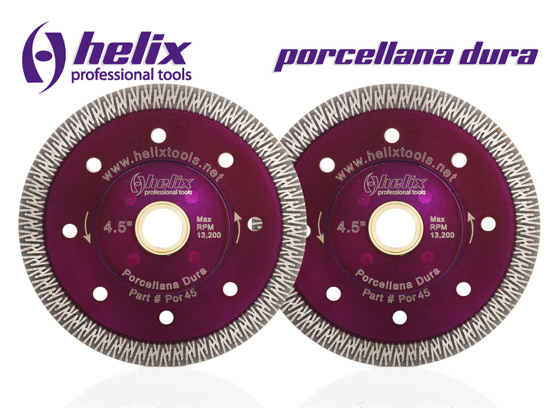 Helix Porcellana Dura Flanged Diamond Blade