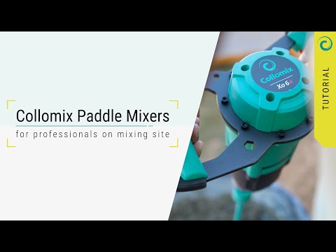 Collomix Xo4 R Paddle Mixer Video